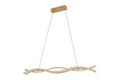 Lampen - EGLO LASANA 4 long table pendant 3000K light brown - 901106