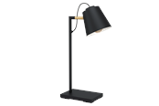 Lampen - EGLO LACEY table lamp black/brown - 43613