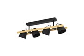 Smart-Home - EGLO HORNWOOD-Z ceiling lamp black/wood - 900882