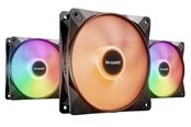 Gehäuselüfter - be quiet! LIGHT WINGS LX 120 (3-pack) - Gehäuselüfter - 120mm - Schwarz mit RGB LED - 25 dBA - BL121