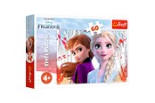 Puzzle - Trefl Puzzle - Frozen - The enchanted world of Anna and Elsa (60 pieces) Boden - TFL17333