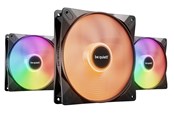 Gehäuselüfter - be quiet! LIGHT WINGS LX 140 (3-pack) - Gehäuselüfter - 140mm - Schwarz mit RGB LED - 23 dBA - BL127