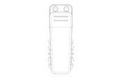 Kabelkanal / Kabelschlauch - Yealink - belt clip for DECT handset - 330100010031