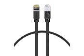 Netzwerk - Kabel - Baseus Cat 6 UTP Ethernet RJ45 Cable Flat 1m black - Schwarz - 1meter - PCWL-B01