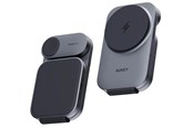 Handys - Adapter und Ladegeräte - Aukey LC-MC312 MagFusion Z Qi2 3-in-1 Foldable Wireless Charging Station - LC-MC312