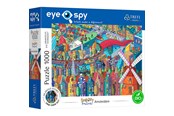 Puzzle - Trefl Puzzle - Unlimited Fit - EYE-SPY - SNEAKY PEAKERS: Amsterdam The Netherlands (1000 pieces) Boden - TFL10710