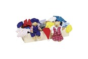Dolls & Accessories - Goki Dollhouse Bear Dolls + Clothes - 51914