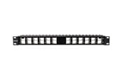 Netzwerkzubehör - TRENDnet TC-KP24SA - patch panel - 1U - 19" - blank angled keystone shielded - TAA Compliant - TC-KP24SA