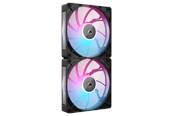 Gehäuselüfter - Corsair iCUE LINK RX140 MAX RGB (2-pack) - Gehäuselüfter - 140mm - Schwarz mit RGB LED - 36 dBA - CO-9051036-WW