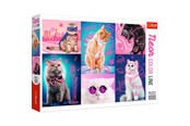 Puzzle - Trefl Puzzle - Super cats (1000 pieces) Boden - TFL10581