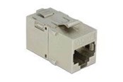 Netzwerkzubehör - DeLOCK Keystone Module RJ45 jack > RJ45 jack Cat.6A Metal - 86406
