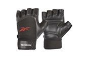 Sport & Fitness - Reebok Lifting Gloves - Black Red/L - RAGB-15615