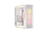 Gehäuse - Corsair iCUE LINK 5000T LX RGB White - Gehäuse - Miditower - Weiß - CC-9011299-WW