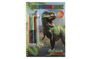 Kunst & Handwerk Ausstattung - Legind Dino Coloring Book with Pencils - 130003