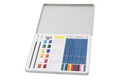 Kunst & Handwerk Ausstattung - Nassau Aquarel painting set 28 pcs. in tin box - AR0525/GE