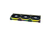 Gehäuselüfter - Lian Li UNI FAN SL Wireless 3-pack Black - Gehäuselüfter - 120mm - Schwarz mit RGB LED - 29 dBA - G99.12SL1W3B.00
