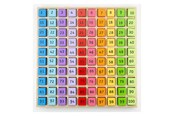 Baby Spielzeug - Bigjigs Wooden Number Blocks in a Square Board 100 pcs. - BJ144