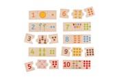 Puzzle - Bigjigs Wooden Jigsaw Puzzle Number Tiles 30 pcs. Holz - BJ261