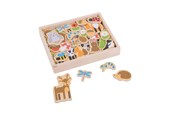 Kreativ-Spiele - Bigjigs Wooden Magnets Bunch 35 pcs. - BJ275