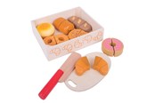 Rollenspiele - Bigjigs Wooden Box with Sliced Bread 17pcs. - BJ487