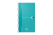 Blöcke, Formulare und Notizbücher - Oxford Office Essentials Task Manager, 14,1x24,6cm, Softcover, Doppelspiralbindung, 115 Blatt, Sonderlineatur, scribzee kompatibel, aqua - 400184966