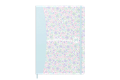 Blöcke, Formulare und Notizbücher - Oxford Floral A5 Hardback Cover Casebound Journal Notebook 5mm Squares 160 Pages 4 Assorted Floral Designs SCRIBZEE Compatible - 400186604