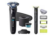 Rasierapparate - Philips Rasierapparate 7000 Series S7886 - shaver - ink black - with Phillips OneBlade - S7886/78