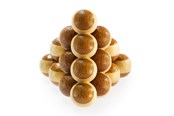 Puzzle - Eureka 3D Bamboo Brain Puzzle Cannon Balls 3D Puzzle - 52473122