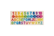 Puzzle - Goki Wooden Alphanumeric Puzzle 91 pieces. Holz - 58357