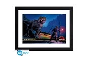 Merchandise - ABYstyle - JURASSIC PARK Framed print Alan Grant vs T-Rex - Bild - GBYDCO695