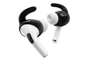 Kopfhörer/Headsets - KeyBudz Earbuddyz for Airpods Pro Gen 2 - Black - APP2_S4_BLK