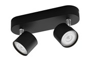 Lampen - Philips STAR bar/tube black 2x4.5W SELV Dim - 929003205201