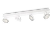 Lampen - Philips Clockwork spot rail 4x5W 2700K white - 915004333801