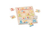Puzzle - Goki Wooden Jigsaw Puzzle Learn to Count 20 pcs. Holz - 57344
