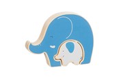 Puzzle - Goki Wooden Puzzle Standing Elephant 2 pcs. Holz - 57330