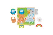 Puzzle - Goki Wooden Background Shapes Puzzle Weather 4pcs Holz - 57339