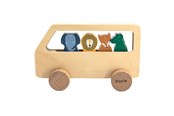 Baby Spielzeug - Trixie Baby Wooden Animal Bus 5pcs. - 36-272