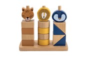 Baby Spielzeug - Trixie Baby Wooden Stacking Blocks Wild Animals 16pcs. - 36-273