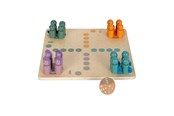 Brettspiele - Small Foot - Wooden Ludo Game Dino - 12619