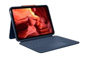 Tastaturen - Logitech Rugged Combo 4 Touch - keyboard and folio case - with trackpad - classic blue Input Device - Tastatur & Folio-Set - Nordic ISO - Blau - 920-011187