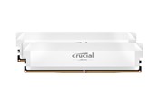 RAM - Crucial PRO Overclocking DDR5-6400 - 32GB - CL38 - Dual Channel (2 pcs) - AMD EXPO & Intel XMP - Weiß - CP2K16G64C38U5W