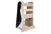 Kreativ-Spiele - Small Foot - Wooden Learning Tower Penguin Wild Life 92cm - 12455