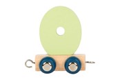 Kinderzimmer - Small Foot - Wooden Letter Train Polar - O - 12585