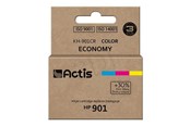Druckerzubehör - Tinte & Toner - Actis standard KH-901CR - colour (cyan magenta yellow) - compatible - remanufactured - ink cartridge (alternative for: HP 901 HP CC656AE) - KH-901CR