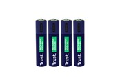 Batterien und Akkus - Trust 4 x AAA USB-C Rechargeable - 25671