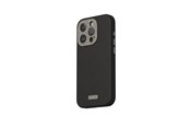 Handys - Cover & Cases - Moshi Napa for iPhone 15 Pro - Midnight Black - 99MO231103