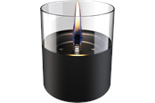 Einrichtung - Tenderflame Lilly 10 Black Glass - TF-200003