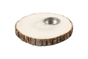Bausets - Creativ Company Wooden Disc Tea Light Holder 14-16cm - 56563