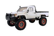 Ferngesteuert - Amewi AMX Rock RCX10P Scale Crawler Pick-Up 1:10 RTR White - 22434