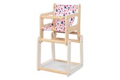 Dolls & Accessories - Goki Wooden Doll Chair with Table 2in1 - 51483